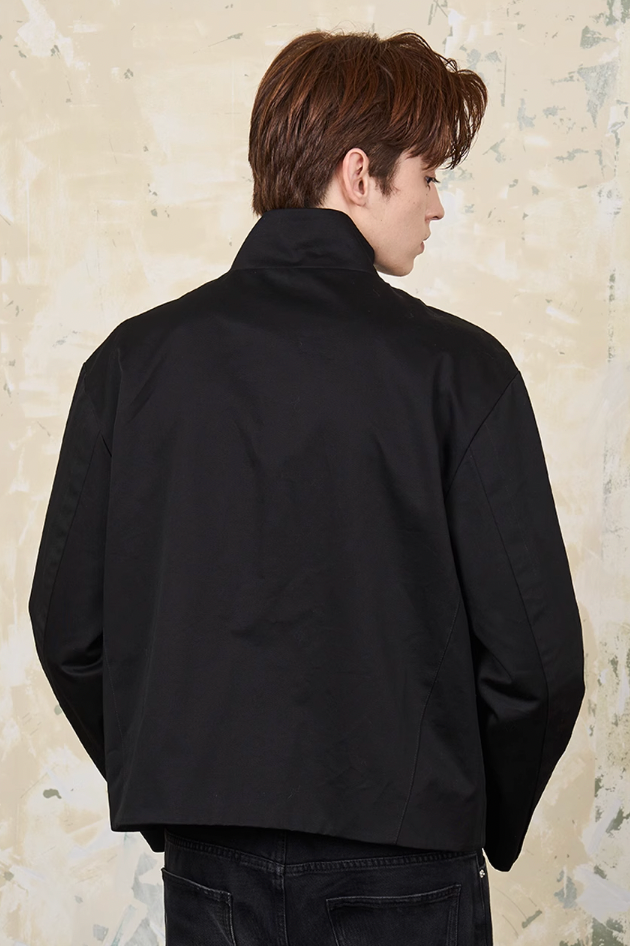 Harsh and Cruel Stand Up Collar Twill Jacket