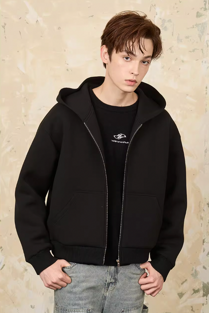 Harsh and Cruel Basic Zip Up Hoodie