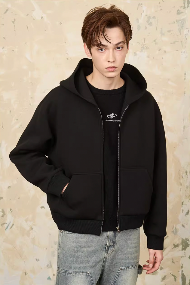 Harsh and Cruel Basic Zip Up Hoodie