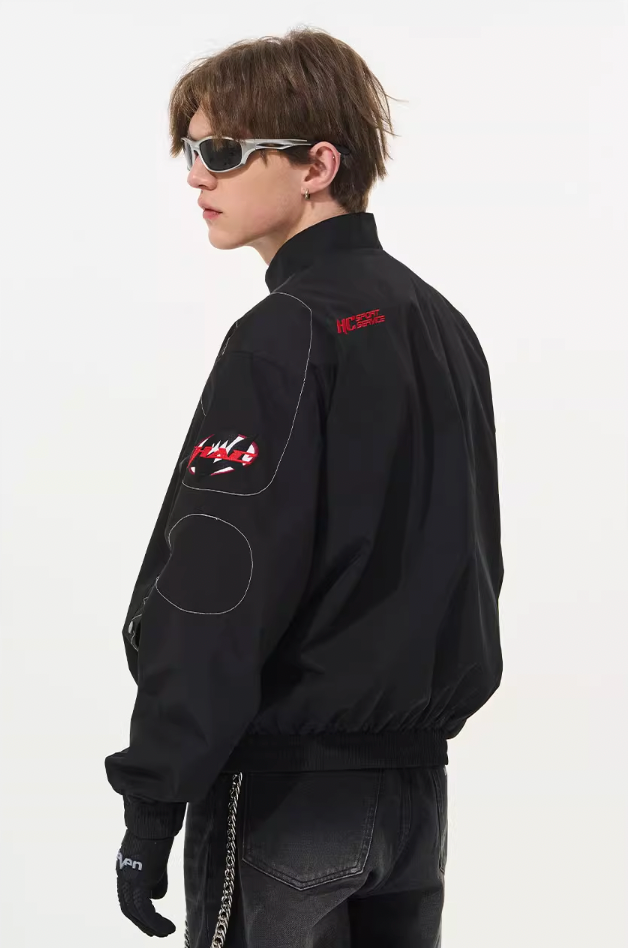 Harsh and Cruel Vintage Patches Racing Jacket