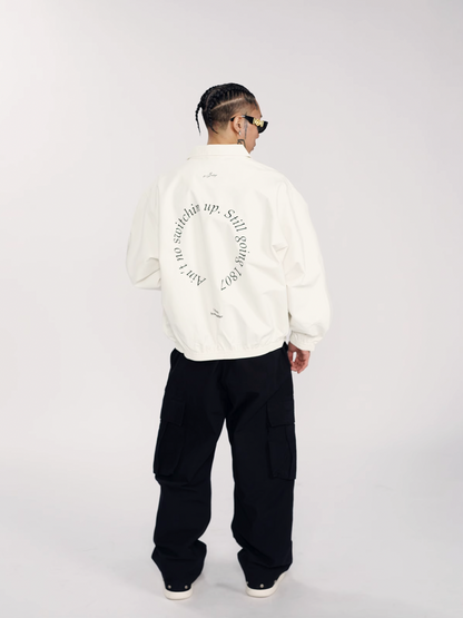 1807 Round Font Embroidered Coach Jacket