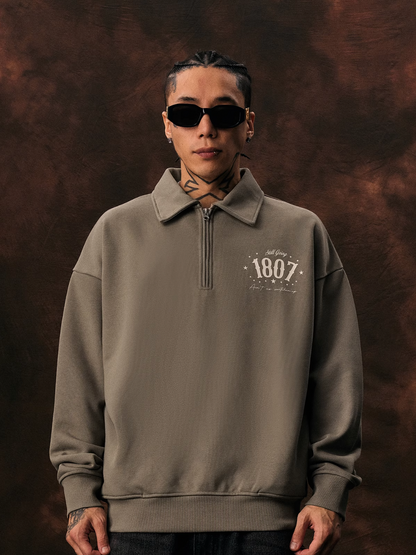 1807 Half Zip Polo Sweatshirt