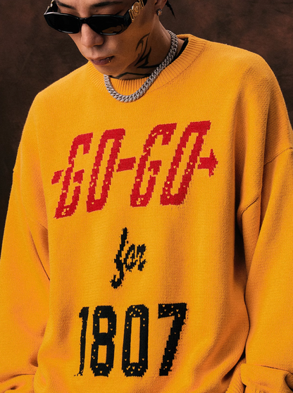 1807 GO GO Jacquard Knit Sweater