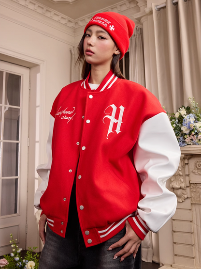 Harsh and Cruel Commission Embroidered Varsity Jacket