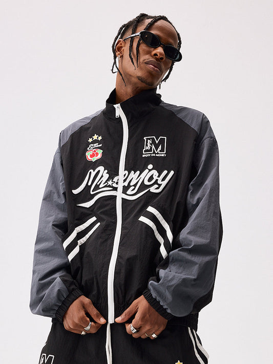 MEDM Woven Zipper Sports Jacket