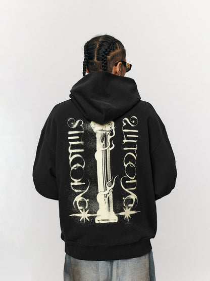 1807 Goddess Print Hoodie