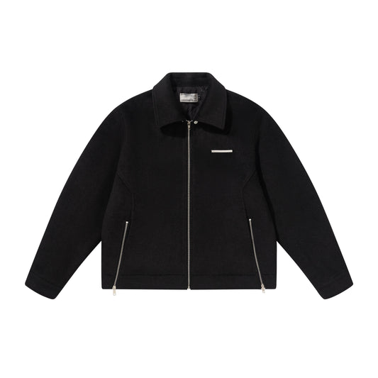 Harsh and Cruel Woolen Zipper Jacket