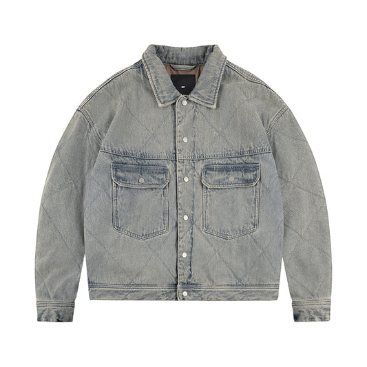 1807 Quilted Denim Jacket