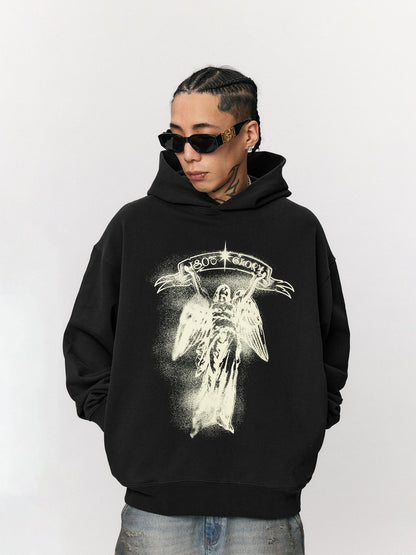 1807 Goddess Print Hoodie