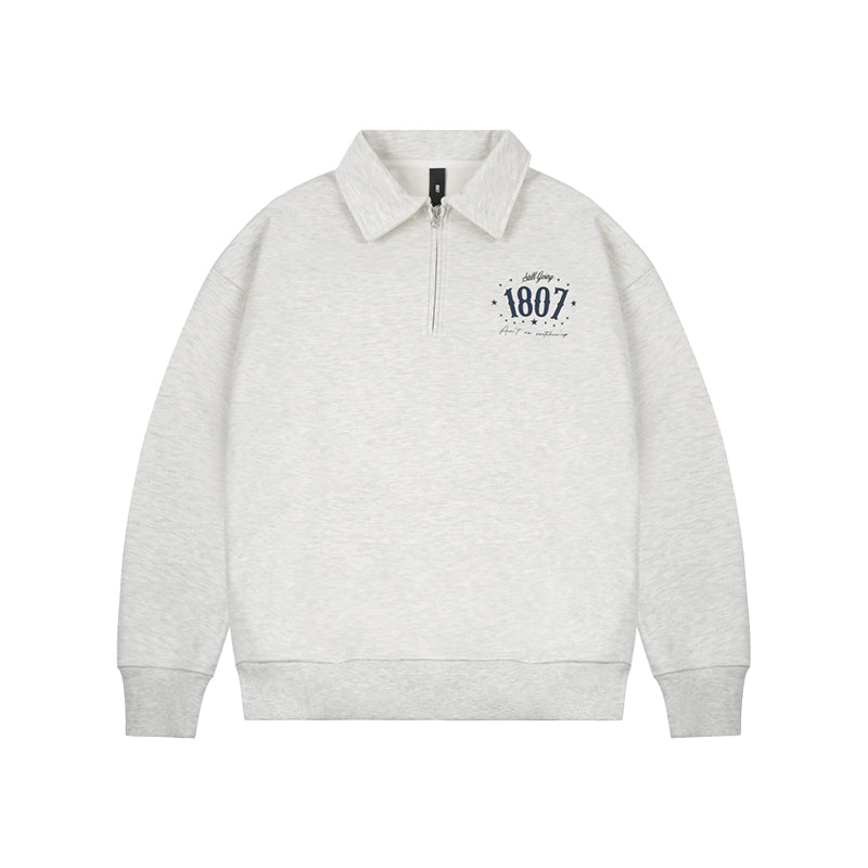 1807 Half Zip Polo Sweatshirt