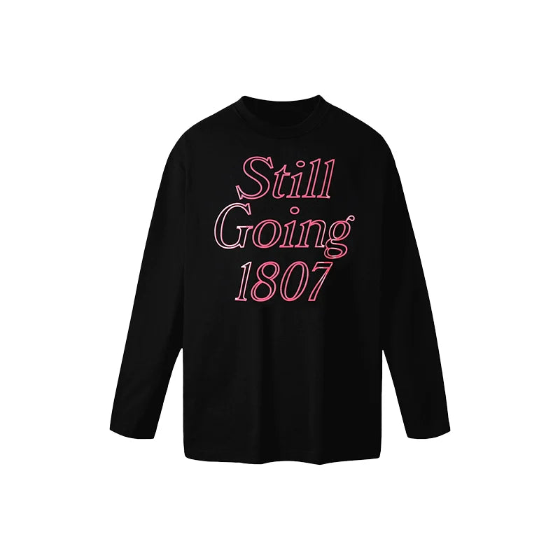 1807 STILL GOING Jelly Print Long Sleeve Tee