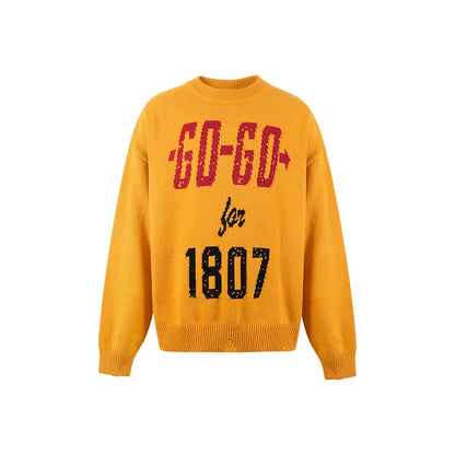 1807 GO GO Jacquard Knit Sweater