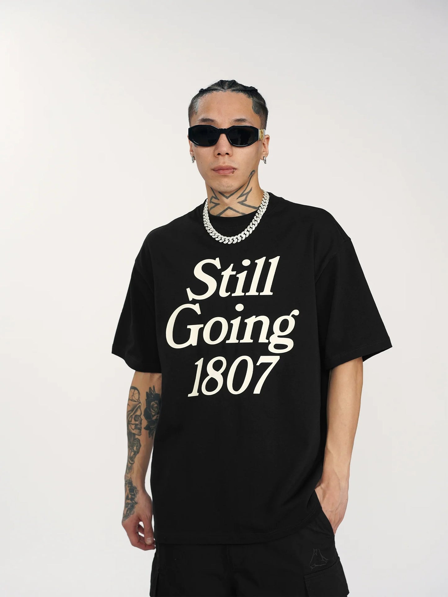 1807 STILL GOING Large Print Tee