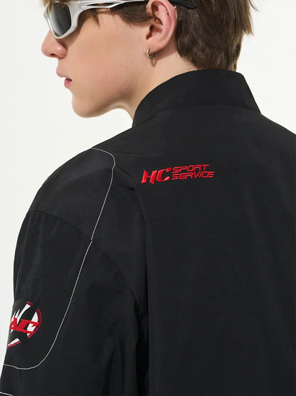 Harsh and Cruel Vintage Patches Racing Jacket