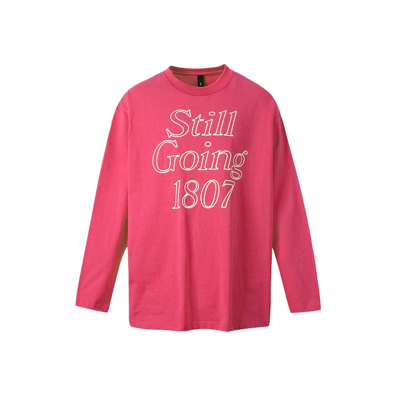 1807 STILL GOING Jelly Print Long Sleeve Tee