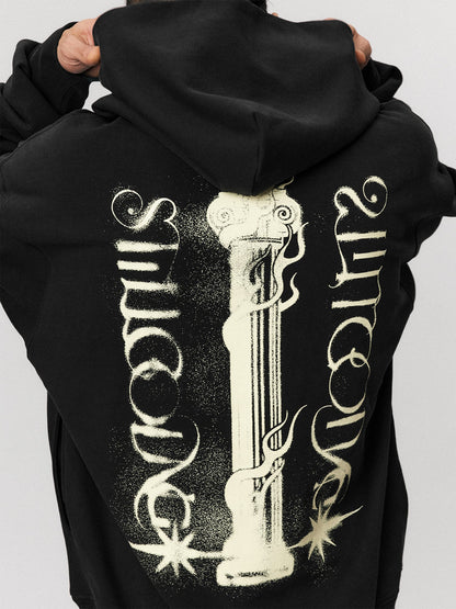 1807 Goddess Print Hoodie