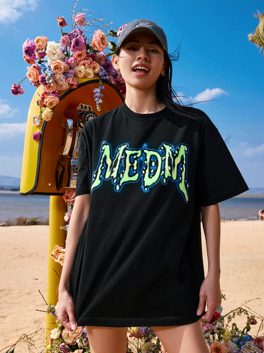 MEDM Water Drop Letters Tee