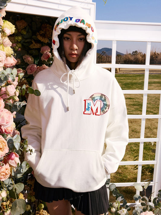 MEDM Rainbow Embroidery Hoodie